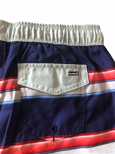 NWT$38 Hurley Youth Boy's Swim Shorts Stretch Waist Band Trunk Size L 983412 - Picture 5 of 5