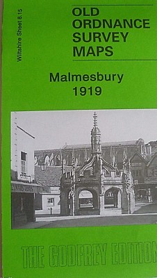 OLD ORDNANCE SURVEY MAP MALMESBURY 1919