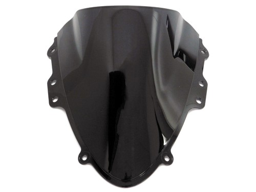 Black Double Bubble Windscreen Windshield for 2004-2005 Suzuki GSXR600 GSXR750 - Picture 3 of 4