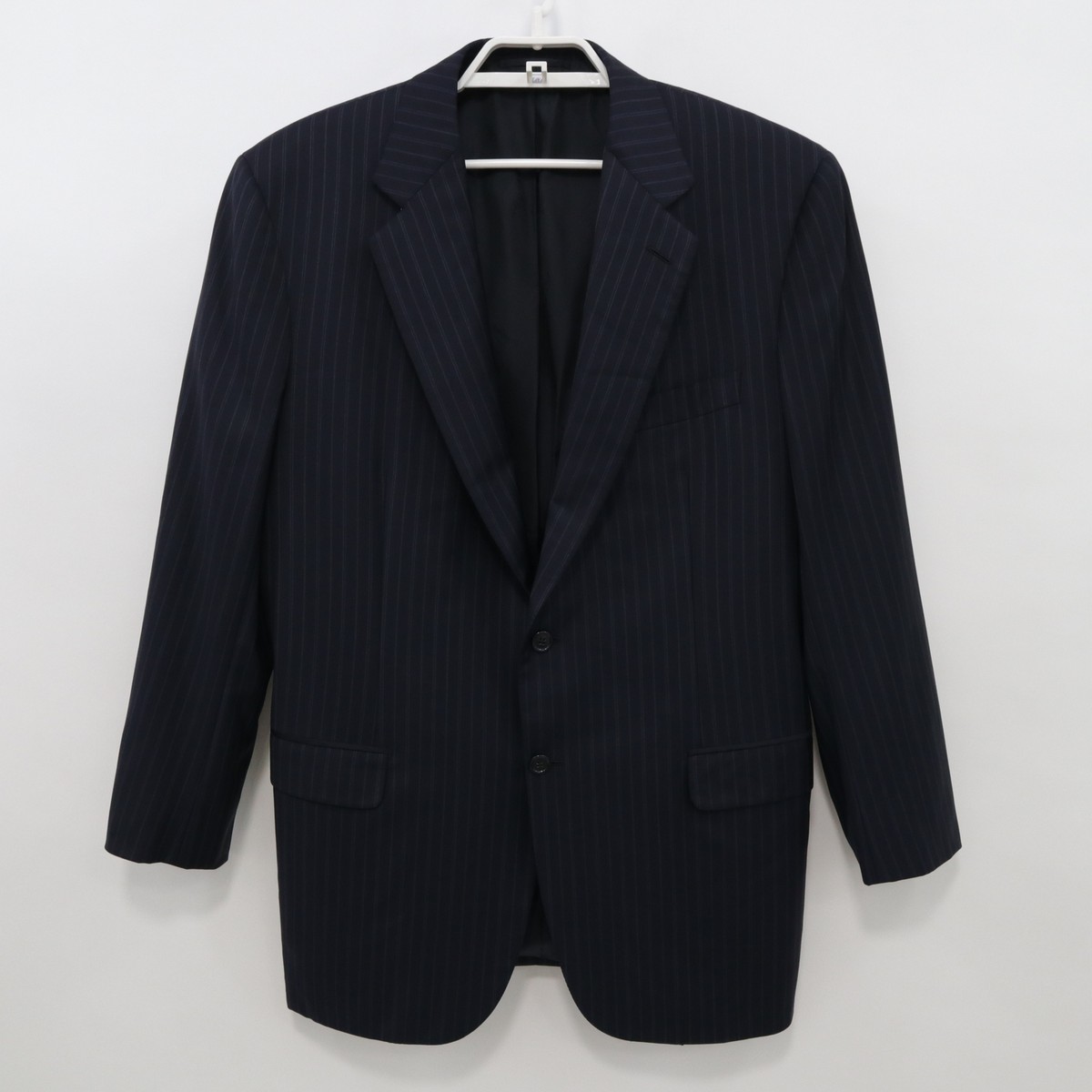 ブリオーニ　スーツ　44 Brioni Sport Coat Blazer US44 Wool Super 150's Navy Blue Pin