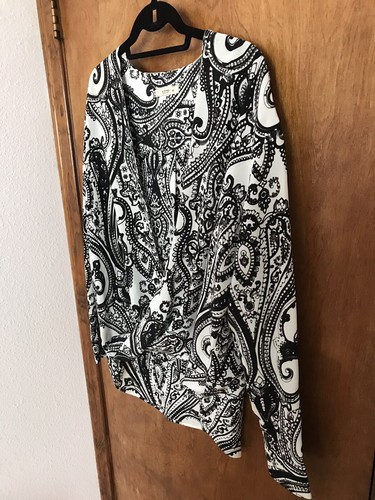 Etro Bluse, schwarz-weiß, Größe 42 - Bild 3 von 9
