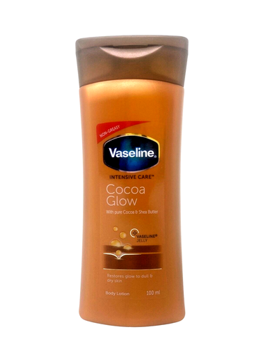 Confezione 3 Vaselina Terapia Intensiva Cacao Glow Lozione Corpo - 100ml Ciascuna - Foto 7 di 7