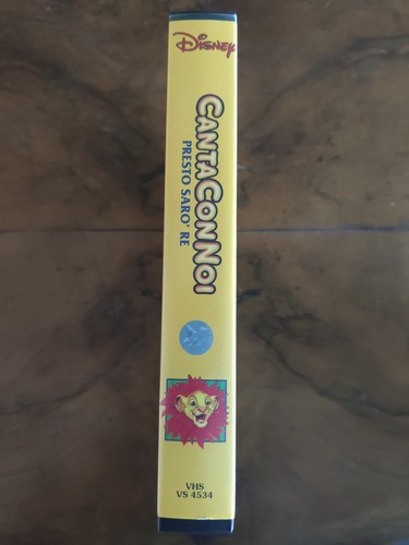 CANTA CON NOI PRESTO SARO ' RE VOLUME 11 - VHS WALT DISNEY VS 4534 * RARISSIMA * - 第 2/4 張圖片