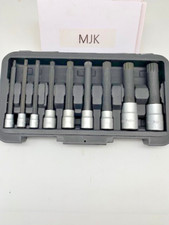 VIM Tools XZN400 9 Piece SAE XZN Triple Square Spline Drive / Driver Socket Set