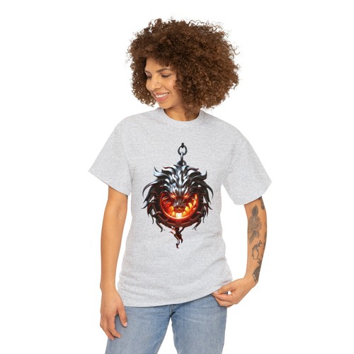 Realistic Tarnished Lion Emblem Talisman RPG DnD Unisex Heavy Cotton Tee T-Shirt - Picture 28 of 85