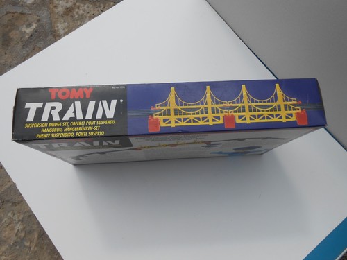 Jeu / Jouet ancien - TOMY TRAIN ref1326 Coffret pont suspendu / bridge set 80's - Bild 2 von 12