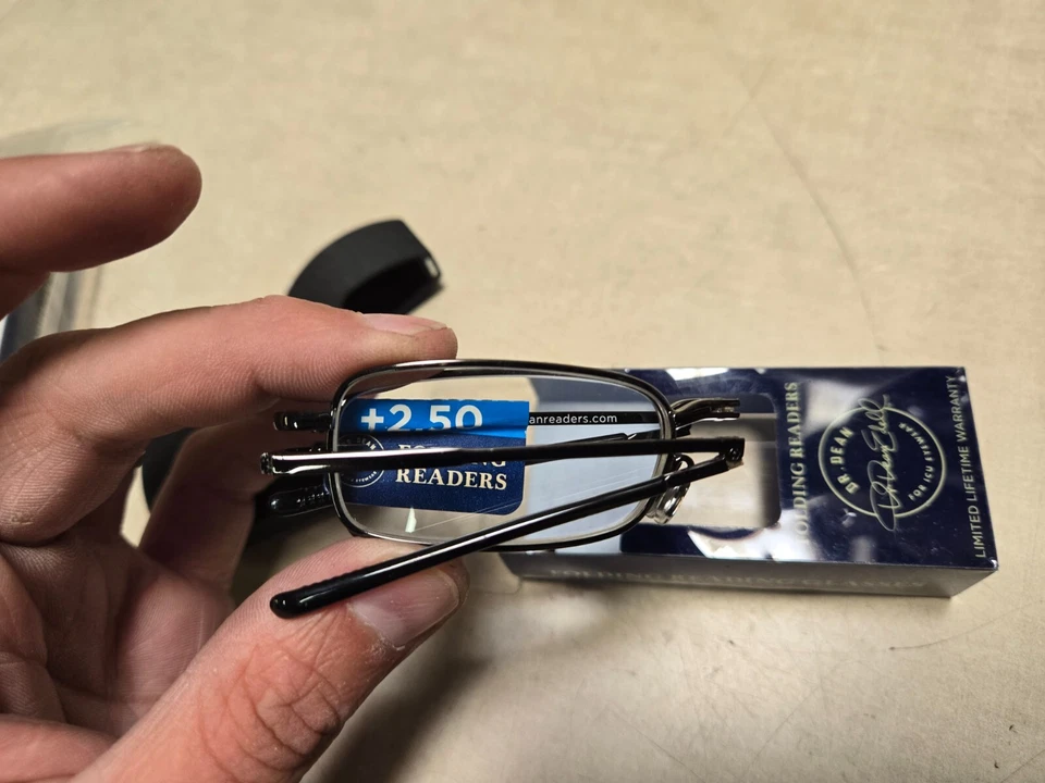 Gafas de lectura Dr. Dean - Gafas plegables con estuche - +2,50 - Foto 3 de 4