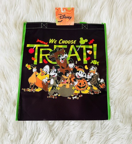 Disney Reusable Halloween Bag We Choose Treats Mickey Mouse & Friends In Costume - Picture 10 of 15