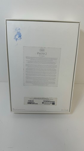 Pudełko Oryginalne puste Apple Ipadair 2 32Gb Wifi + Komórkowe A1567 Space Gray - Zdjęcie 2 z 3