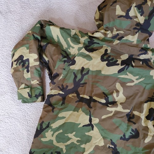 Giacca militare grande parka clima freddo bosco mimetico pioggia bagnata goretex ECWCS - Foto 12 di 20