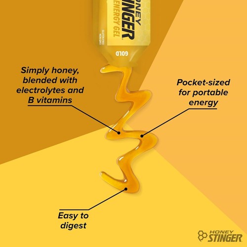 Honey Stinger Energy Gel - Gold, Box of 24 - Picture 4 of 7