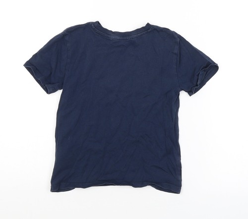 H&M Girls Blue Cotton blend T-Shirt Size 5-6 Years - Picture 2 of 12