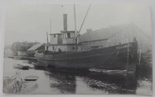 Steamship Steamer S.D. COMBES real photo postcard RPPC