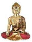 Whitewhale Brass Buddha Statue Astmangal Buddhism Idol feng Shui Home Decorative