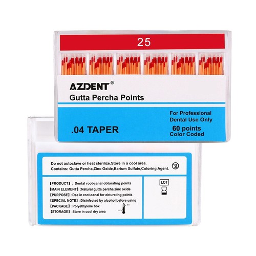 AZDENT Dental Gutta Barcha Punkte & saugfähige Papierpunkte konisch codiert endodontisch - Bild 8 von 90