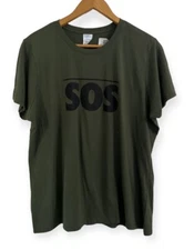 Port And Company Men's Graphic T-shirt Green Size XXL (SOS)