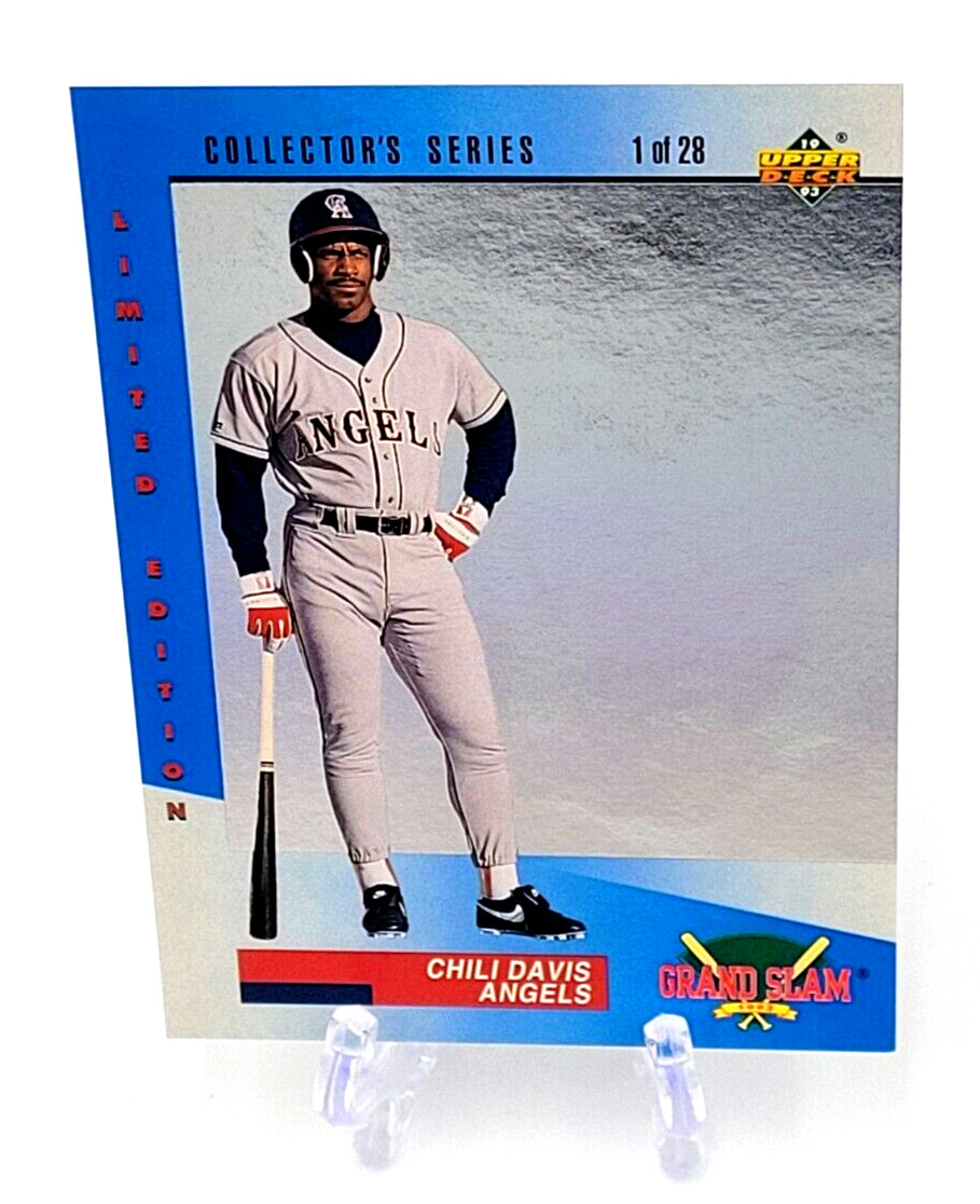 1993 Upper Deck Denny's Grand Slam Holograms #1 Chili Davis California Angels
