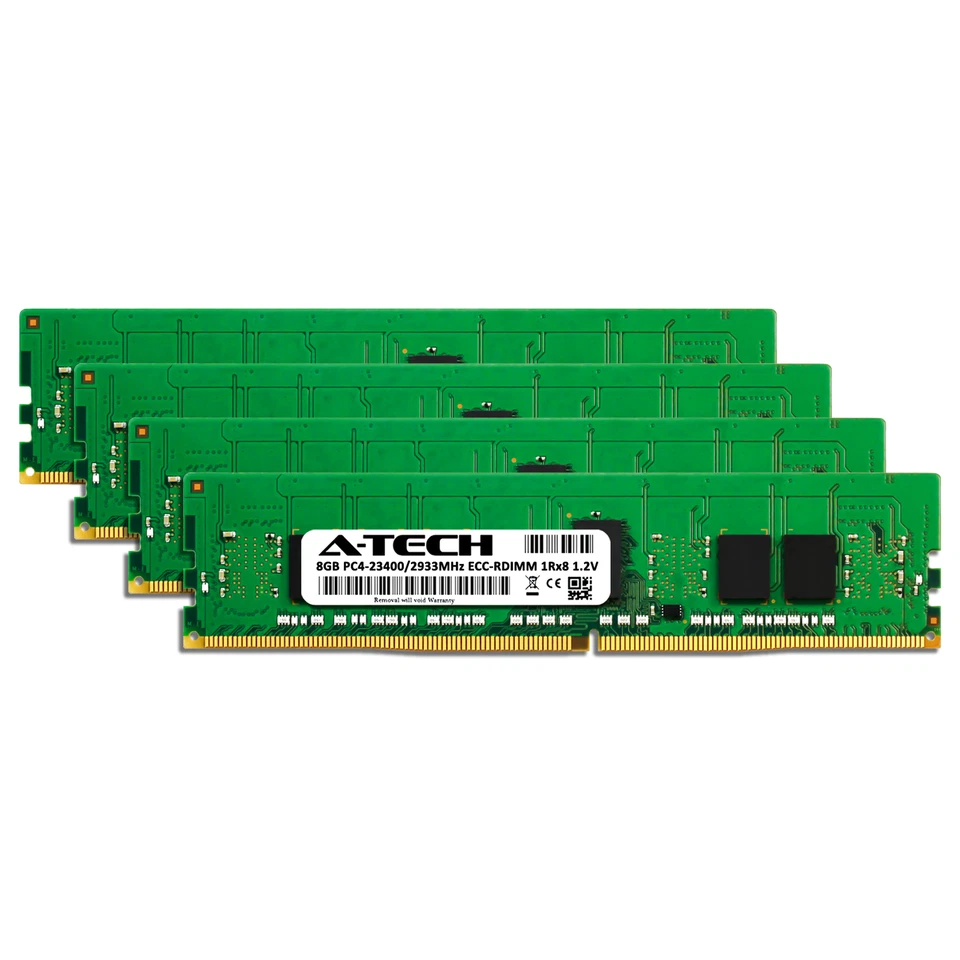 32GB Kit 4x 8GB PC4-2933Y REG DDR4 23400 Memory RAM for APPLE MAC PRO 2019 A1991 - Image 2 of 4
