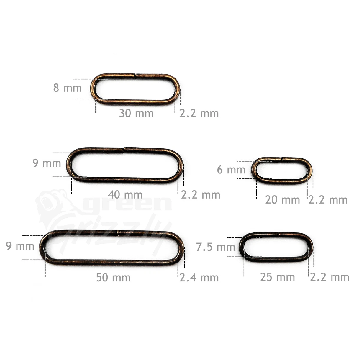 Oval hotsell metal ring