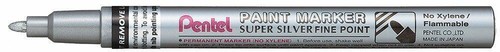 Pentel Super Silver Fine Permanent Paint Marker Pen - Ideal For Christmas Cards - Picture 1 of 2