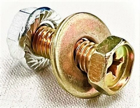 Kit de tuercas de perno arandela para paneles de carrocería guardabarros Mazda RX2 616 sedán 10 mm Foto 2 de 2