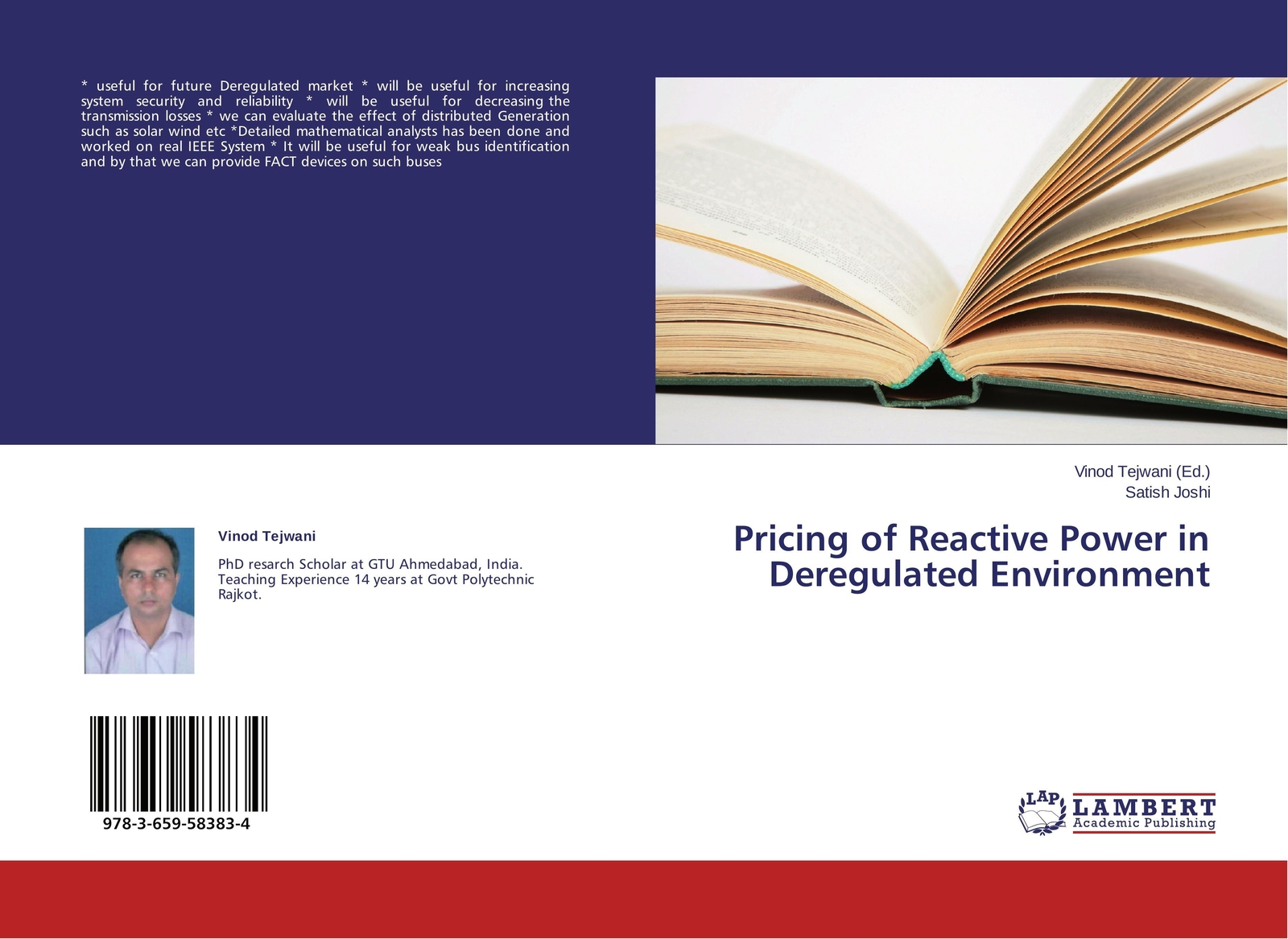 Thumbnail - Pricing Of Reactive Power In Deregulated Environment Satish Joshi