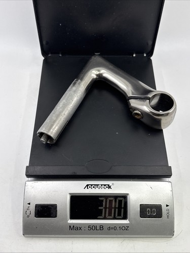3T Silver Finish 110mm Length 26.0mm Clamp Alloy Quill Stem GOOD USED - Picture 2 of 12