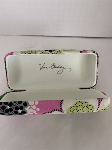 Vera Bradley Hardshell Eyeglass sunglass Case Priscilla Pink - Picture 9 of 9
