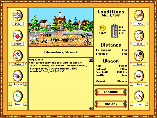 THE OREGON TRAIL DELUXE 1992 +1 clk instalación Macintosh Mac OSX - Imagen 5 de 6