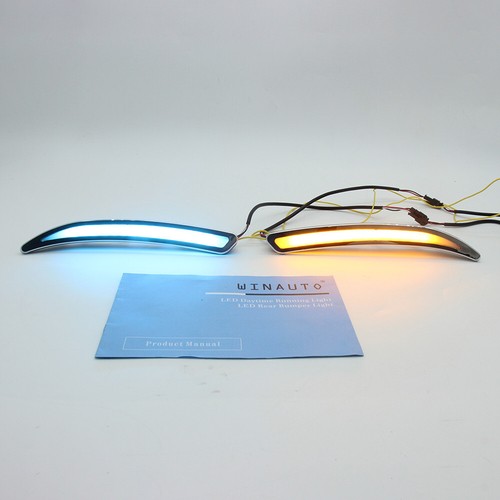 2 pezzi luci di marcia diurna anteriori a LED ABS DRL per Buick Regal GS 2008-2017 - Foto 11 di 11