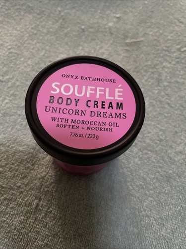 Onyx Bathhouse Souffle Body Cream Unicorn Dreams With Moroccan Oil 7.76 oz. New - Picture 2 of 6