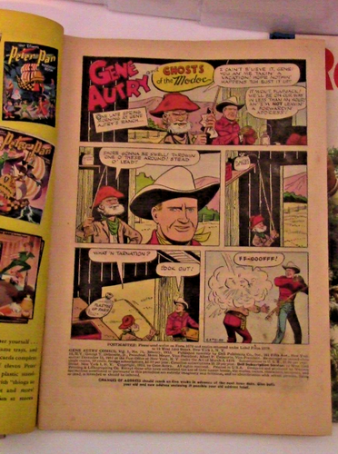 Dell Comics VINTAGE WESTERNS LOT of 4 Rogers,Autry,Oakley, Range Rider 1950s - Picture 6 of 9