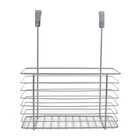 Large Storage Basket with Hooks Over Cabinet Door Organizer Basket for Kitchen