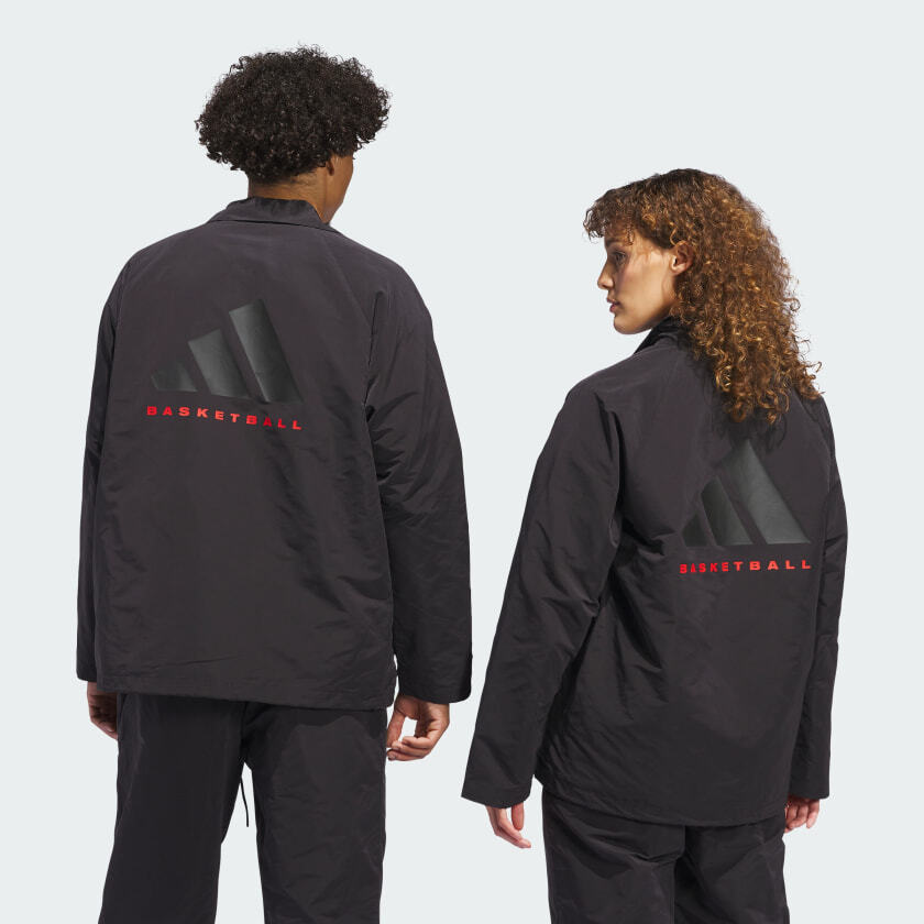 【Adidas コリア】 Basketball Coach Jacket (Gender Neutral) adidas men adidas Basketball Coach Jacket (Gender Neutral