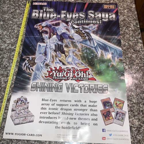2016 YuGiOh World Qualifier Poster Shining Victories 2Sided 16x24 - Picture 6 of 10