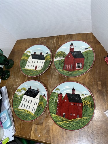 Juego de cuatro hermosos platos Brandon House Sakura Country Life - Imagen 20 de 24