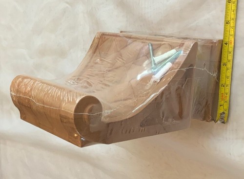 New Cherry Corbel Diamond Cut Design Unfinished 9.25” X 6” X 4” - Picture 9 of 9