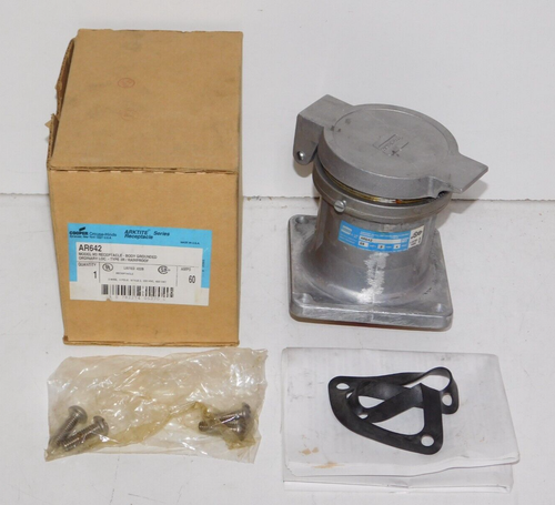 Neu Cooper Crouse Hinds AR642 Arktite M3 Buchse 60A 4-polig 3 Draht Typ 3R US