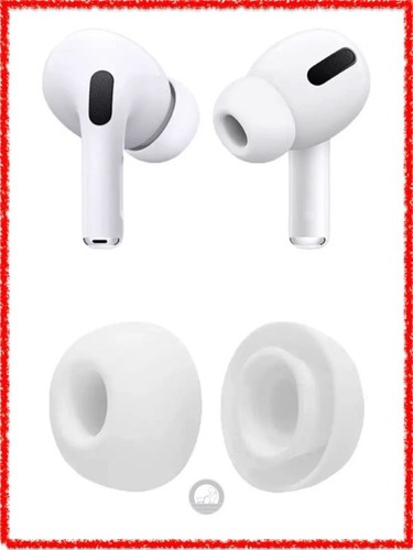 Networx Earbuds-Set Ersatztips für Apple AirPods Pro 3er-Set S M L Silikon weiß - Bild 1 von 3