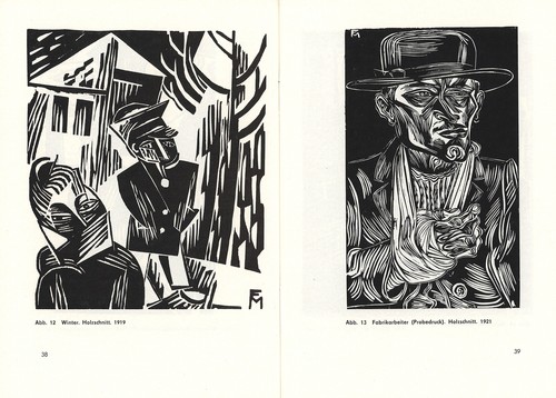 Conrad Felixmüller Selbst Holzschnitt signiert 1967 + Katalog Ausstellung 1972 - Bild 6 von 7