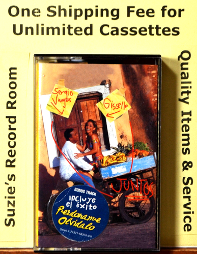 Cassette Gisselle y Sergio Vargas Juntos UNPLAYED NICE Latin Pop Dance Merengue - Picture 1 of 6