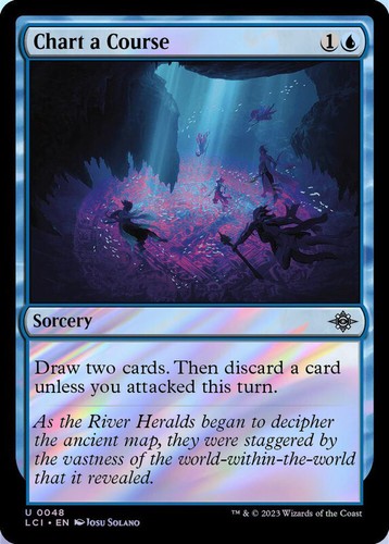 Chart a Course 48 U MTG LCI NM FOIL - Picture 1 of 1