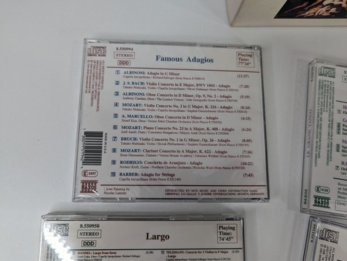 The Love Collection [CD] 4 x CDs Famous Adagios Largo LeGrand Tango - Picture 7 of 15