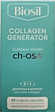  BioSil ch-OSA Advanced Collagen Generator 60 Veg Capsules for Hair Skin Nails 