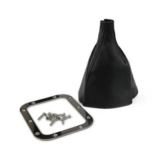 Lokar 70-FMB Rectangular Floor Mount Stainless Steel Shifter Boot & Ring Kit