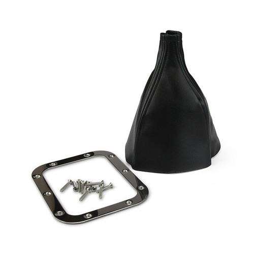 Lokar 70-FMB Rectangular Floor Mount Stainless Steel Shifter Boot & Ring Kit - Bild 1 von 2