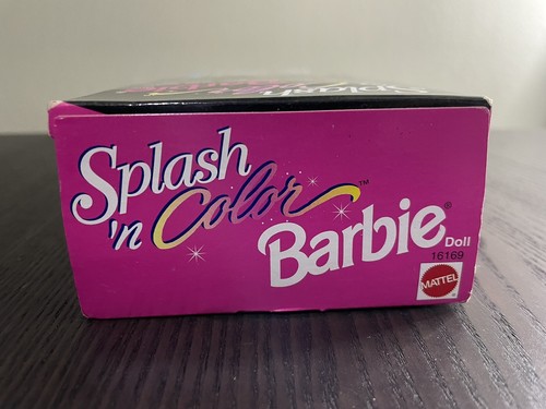 Splash 'n Color Barbie 1996 #16169 Vintage Nuovo con scatola Biondo Rosa - Foto 3 di 8