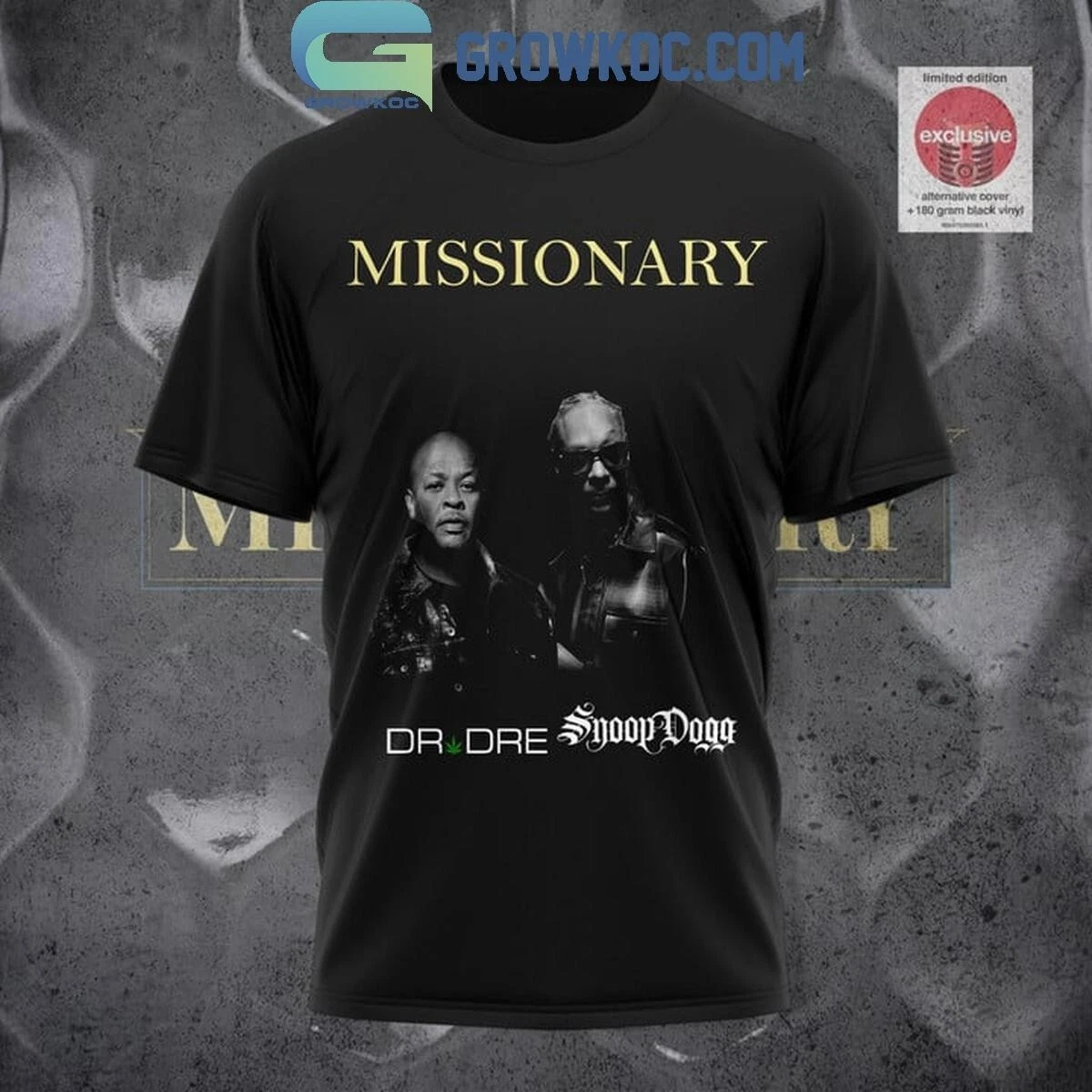 Snoop Dogg Missionary With Dr. Dre T-Shirt 3D