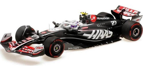 Haas F1 VF-24 Nico Hulkenberg MoneyGram Haas F1 Team 2024 1:18 Resin Model Car - Picture 4 of 4