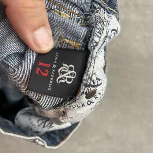 Rock & Republic Toby Jeans Boys Size 12R Straight Leg Medium Wash - Picture 8 of 12